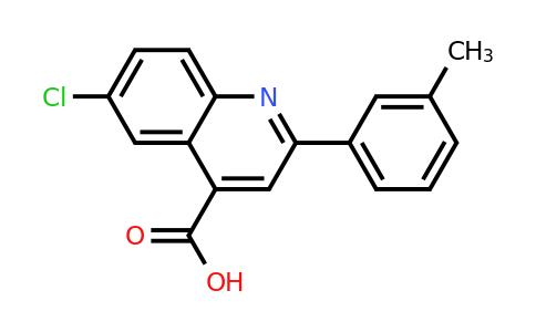 CAS 724749-61-5 | 6-Chloro-2-(m-tolyl)quinoline-4-carboxylic acid