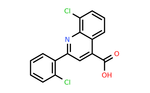 CAS 724759-52-8 | 8-Chloro-2-(2-chlorophenyl)quinoline-4-carboxylic acid