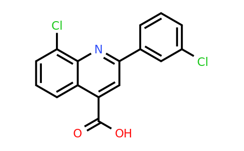 CAS 725217-63-0 | 8-Chloro-2-(3-chlorophenyl)quinoline-4-carboxylic acid