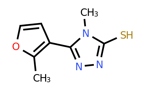 CAS 725218-31-5 | 4-Methyl-5-(2-methylfuran-3-yl)-4H-1,2,4-triazole-3-thiol