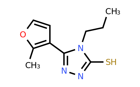CAS 725218-33-7 | 5-(2-Methylfuran-3-yl)-4-propyl-4H-1,2,4-triazole-3-thiol