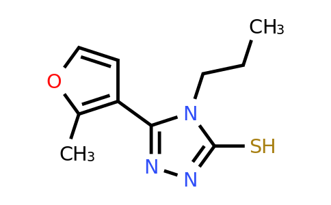 5-(2-Methylfuran-3-yl)-4-propyl-4H-1,2,4-triazole-3-thiol