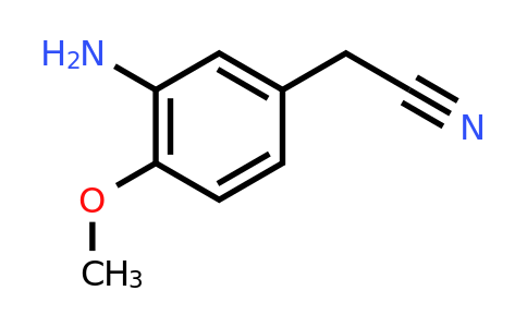 CAS 725256-16-6 | 2-(3-Amino-4-methoxyphenyl)acetonitrile