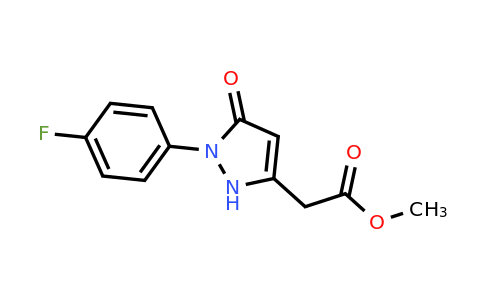 CAS 725260-50-4 | methyl 2-[1-(4-fluorophenyl)-5-oxo-2,5-dihydro-1H-pyrazol-3-yl]acetate