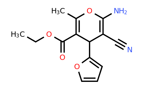 CAS 72568-56-0 | Ethyl 6-amino-5-cyano-4-(furan-2-yl)-2-methyl-4H-pyran-3-carboxylate