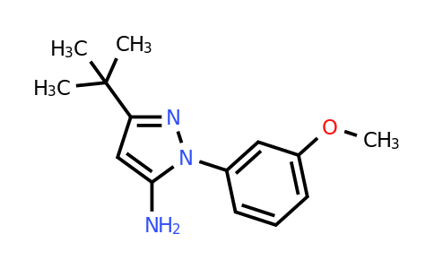 CAS 725686-47-5 | 5-tert-Butyl-2-(3-methoxy-phenyl)-2H-pyrazol-3-ylamine