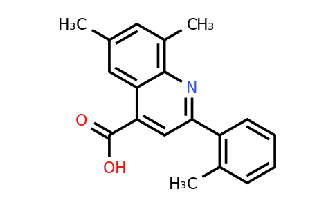 CAS 725687-84-3 | 6,8-Dimethyl-2-(o-tolyl)quinoline-4-carboxylic acid