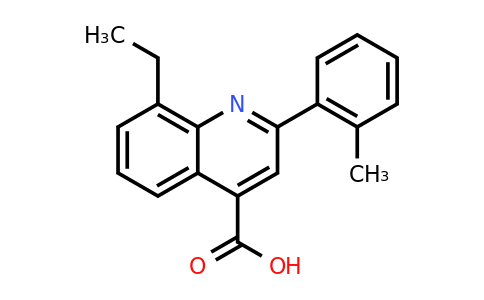 CAS 725687-86-5 | 8-Ethyl-2-(o-tolyl)quinoline-4-carboxylic acid