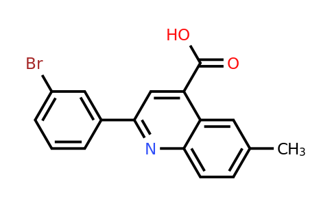 CAS 725687-88-7 | 2-(3-Bromophenyl)-6-methylquinoline-4-carboxylic acid