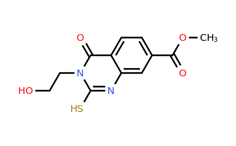 CAS 725691-79-2 | methyl 3-(2-hydroxyethyl)-4-oxo-2-sulfanyl-3,4-dihydroquinazoline-7-carboxylate