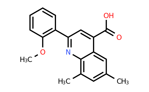 CAS 725705-24-8 | 2-(2-Methoxyphenyl)-6,8-dimethylquinoline-4-carboxylic acid