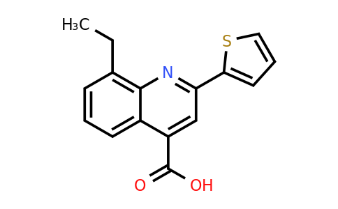 CAS 725705-53-3 | 8-Ethyl-2-(thiophen-2-yl)quinoline-4-carboxylic acid