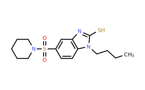 CAS 725710-54-3 | 1-butyl-5-(piperidine-1-sulfonyl)-1H-1,3-benzodiazole-2-thiol