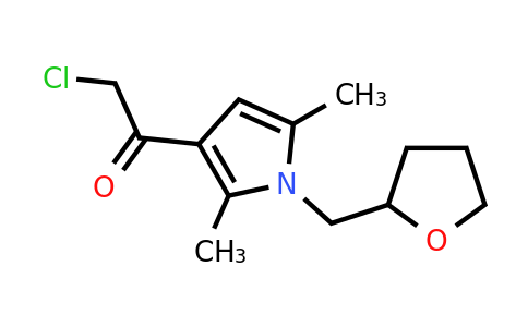 CAS 725710-55-4 | 2-chloro-1-{2,5-dimethyl-1-[(oxolan-2-yl)methyl]-1H-pyrrol-3-yl}ethan-1-one