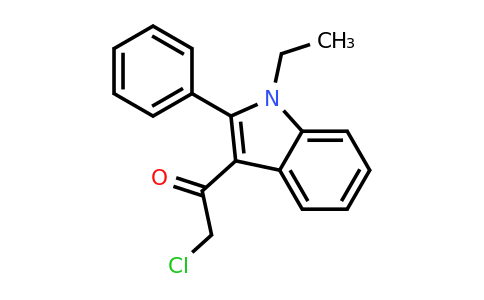 CAS 725710-56-5 | 2-chloro-1-(1-ethyl-2-phenyl-1H-indol-3-yl)ethan-1-one
