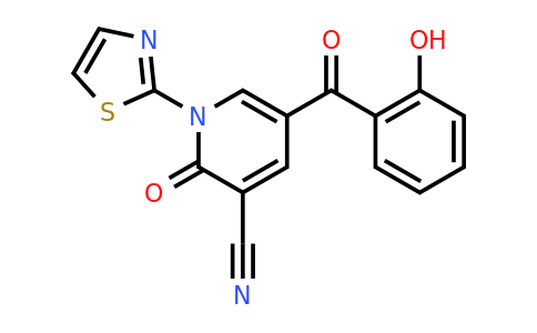CAS 725717-42-0 | 5-(2-hydroxybenzoyl)-2-oxo-1-(1,3-thiazol-2-yl)-1,2-dihydropyridine-3-carbonitrile