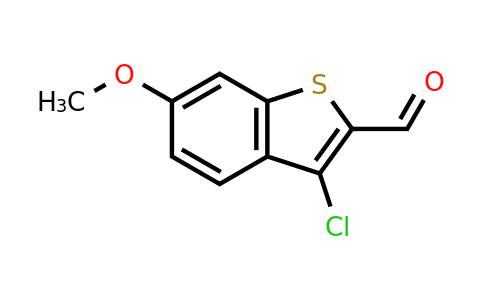 CAS 725737-28-0 | 3-chloro-6-methoxy-1-benzothiophene-2-carbaldehyde