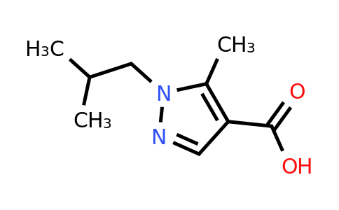 CAS 725746-95-2 | 5-methyl-1-(2-methylpropyl)-1H-pyrazole-4-carboxylic acid