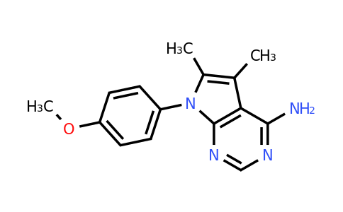 CAS 72578-37-1 | 7-(4-methoxyphenyl)-5,6-dimethyl-7H-pyrrolo[2,3-d]pyrimidin-4-amine