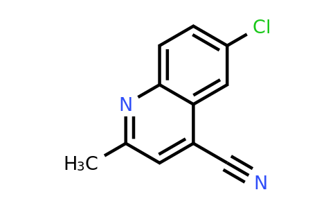 CAS 72583-13-2 | 6-Chloro-2-methylquinoline-4-carbonitrile
