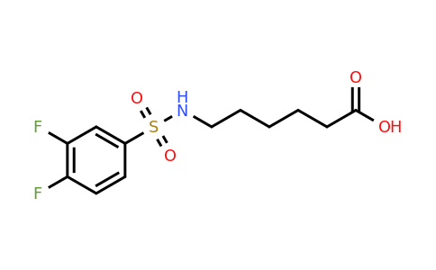 CAS 726150-03-4 | 6-(3,4-difluorobenzenesulfonamido)hexanoic acid
