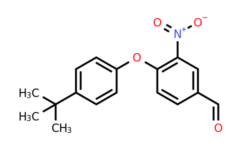 CAS 726151-45-7 | 4-(4-tert-butylphenoxy)-3-nitrobenzaldehyde