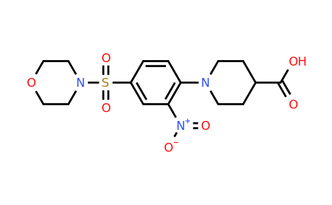 CAS 726151-51-5 | 1-[4-(morpholine-4-sulfonyl)-2-nitrophenyl]piperidine-4-carboxylic acid