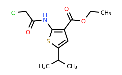 CAS 726152-04-1 | ethyl 2-(2-chloroacetamido)-5-(propan-2-yl)thiophene-3-carboxylate