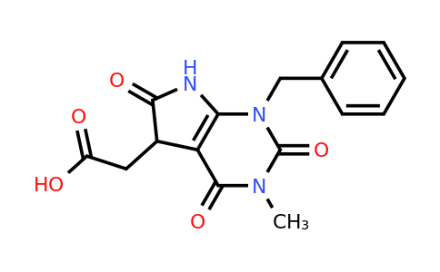 CAS 726152-43-8 | 2-{1-benzyl-3-methyl-2,4,6-trioxo-1H,2H,3H,4H,5H,6H,7H-pyrrolo[2,3-d]pyrimidin-5-yl}acetic acid