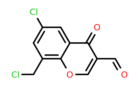 CAS 726152-47-2 | 6-chloro-8-(chloromethyl)-4-oxo-4H-chromene-3-carbaldehyde
