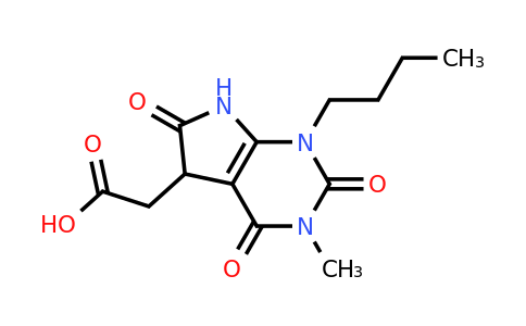 CAS 726153-21-5 | 2-{1-butyl-3-methyl-2,4,6-trioxo-1H,2H,3H,4H,5H,6H,7H-pyrrolo[2,3-d]pyrimidin-5-yl}acetic acid