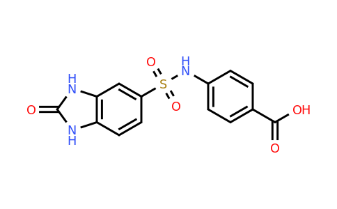 CAS 726155-15-3 | 4-(2-oxo-2,3-dihydro-1H-1,3-benzodiazole-5-sulfonamido)benzoic acid