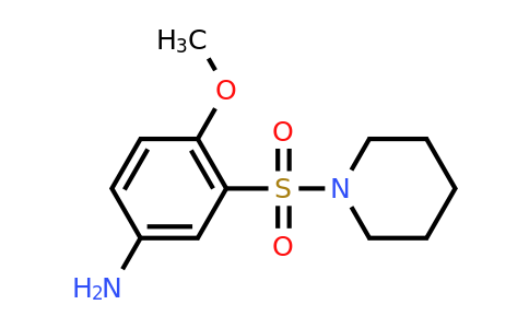 CAS 726157-16-0 | 4-methoxy-3-(piperidine-1-sulfonyl)aniline