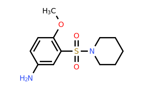 4-methoxy-3-(piperidine-1-sulfonyl)aniline