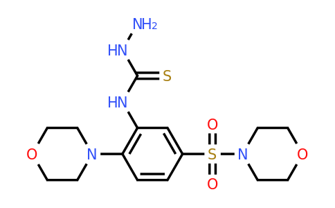 CAS 726157-30-8 | 3-amino-1-[2-(morpholin-4-yl)-5-(morpholine-4-sulfonyl)phenyl]thiourea