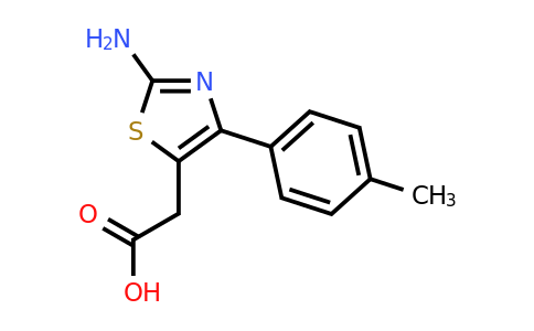CAS 726165-19-1 | 2-[2-amino-4-(4-methylphenyl)-1,3-thiazol-5-yl]acetic acid