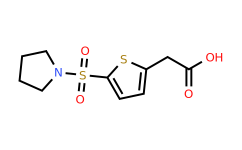 2-[5-(pyrrolidine-1-sulfonyl)thiophen-2-yl]acetic acid