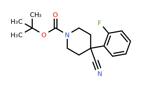 CAS 726198-18-1 | 1-Boc-4-cyano-4-(2-fluorophenyl)-piperidine