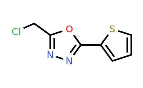 CAS 727374-87-0 | 2-(chloromethyl)-5-(thiophen-2-yl)-1,3,4-oxadiazole