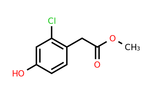 CAS 72766-07-5 | Methyl 2-(2-chloro-4-hydroxyphenyl)acetate