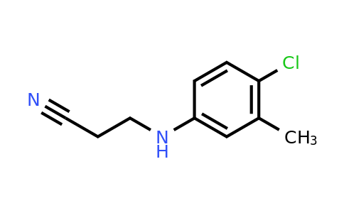 3-[(4-chloro-3-methylphenyl)amino]propanenitrile