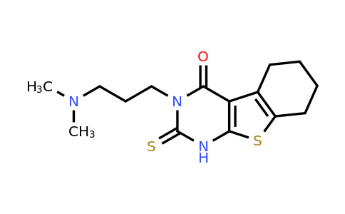 CAS 727702-60-5 | 4-[3-(dimethylamino)propyl]-5-sulfanyl-8-thia-4,6-diazatricyclo[7.4.0.0,2,7]trideca-1(9),2(7),5-trien-3-one