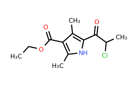 CAS 727704-69-0 | ethyl 5-(2-chloropropanoyl)-2,4-dimethyl-1H-pyrrole-3-carboxylate