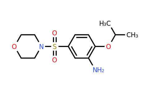 CAS 727704-71-4 | 5-(morpholine-4-sulfonyl)-2-(propan-2-yloxy)aniline