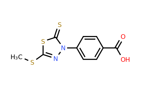 CAS 727704-72-5 | 4-[5-(methylsulfanyl)-2-sulfanylidene-2,3-dihydro-1,3,4-thiadiazol-3-yl]benzoic acid