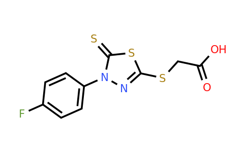 CAS 727704-74-7 | 2-{[4-(4-fluorophenyl)-5-sulfanylidene-4,5-dihydro-1,3,4-thiadiazol-2-yl]sulfanyl}acetic acid