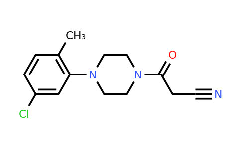CAS 727704-77-0 | 3-[4-(5-chloro-2-methylphenyl)piperazin-1-yl]-3-oxopropanenitrile