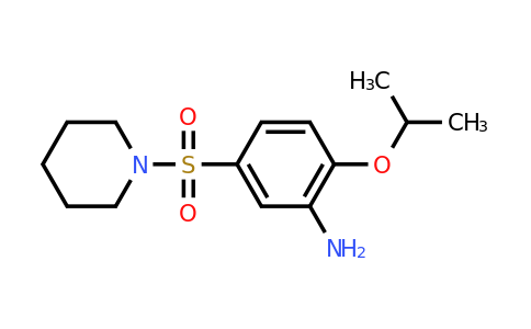 CAS 727704-78-1 | 5-(piperidine-1-sulfonyl)-2-(propan-2-yloxy)aniline