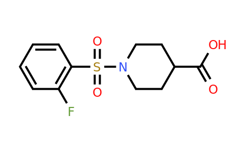 CAS 727717-65-9 | 1-(2-fluorobenzenesulfonyl)piperidine-4-carboxylic acid