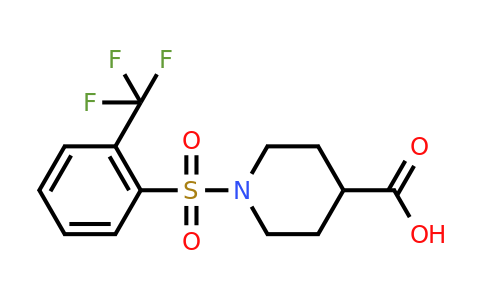 CAS 727717-69-3 | 1-[2-(trifluoromethyl)benzenesulfonyl]piperidine-4-carboxylic acid